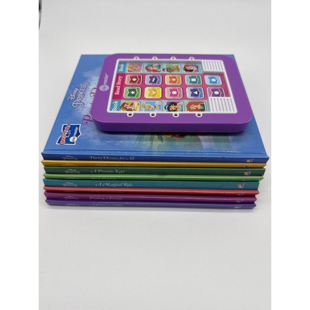 Disney Princess Story Reader Me Reader 8 Book Set with Reader Complete Works
